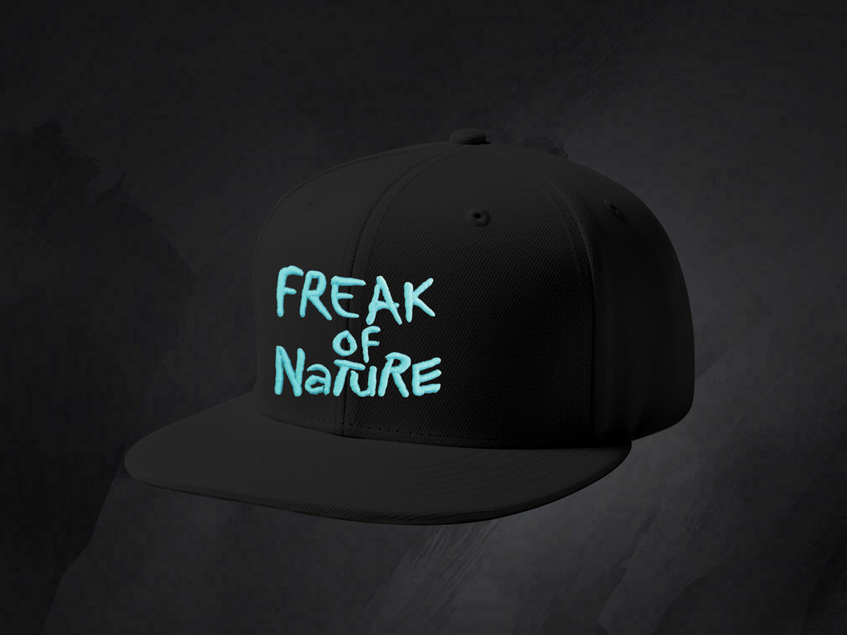 Freak of Nature Big Logo/Black Snap Back