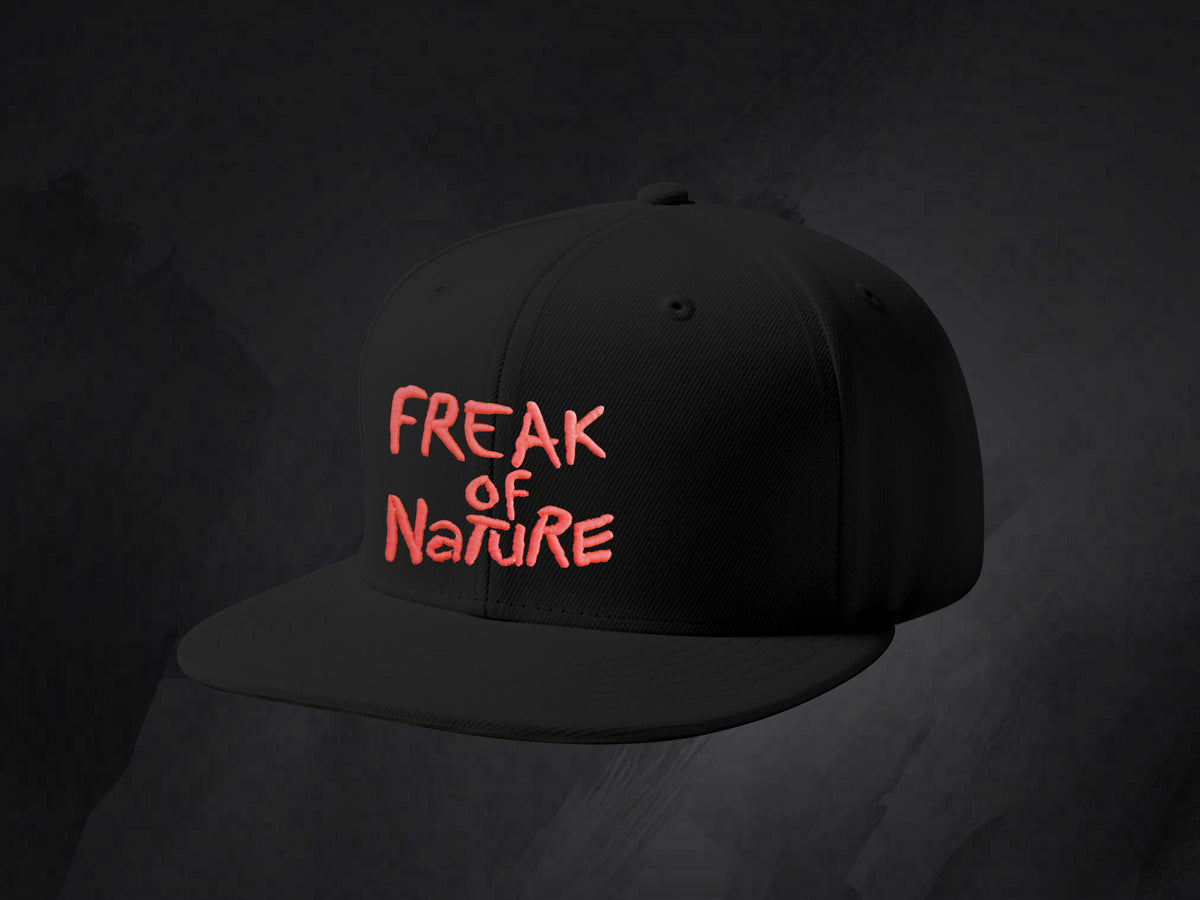 Freak of Nature Big Logo/Black Snap Back