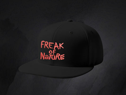 Freak of Nature Big Logo/Black Snap Back
