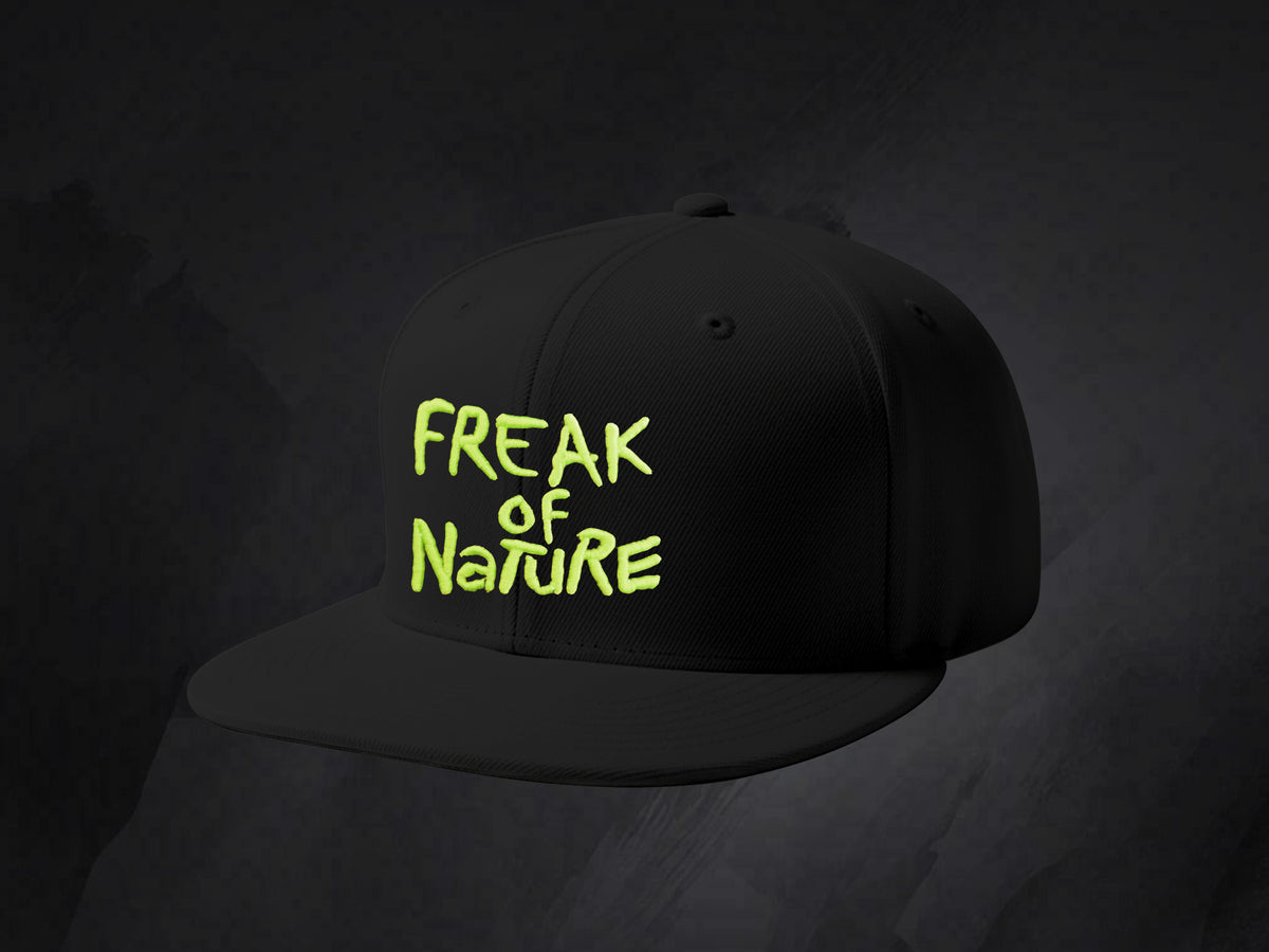 Freak of Nature Big Logo/Black Snap Back
